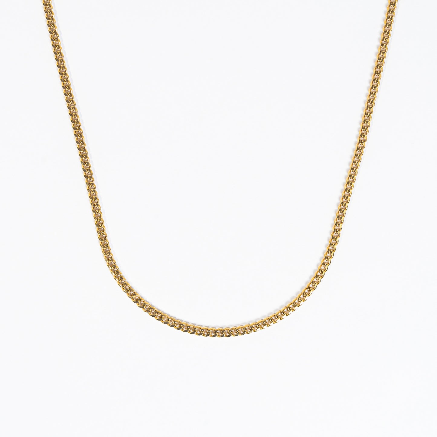 Cuban Chain 3mm Gold