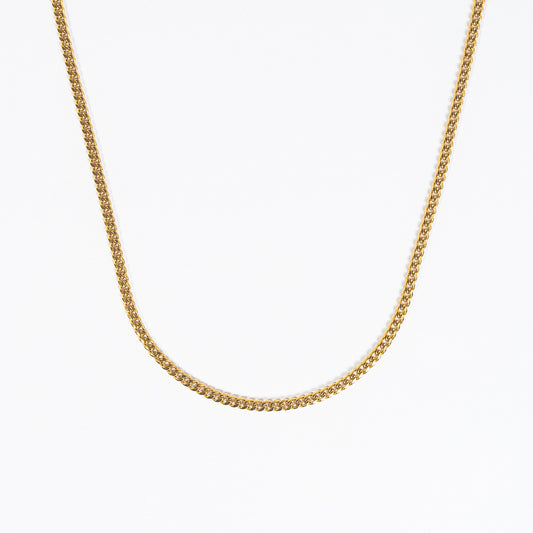 Cuban Chain 3mm Gold